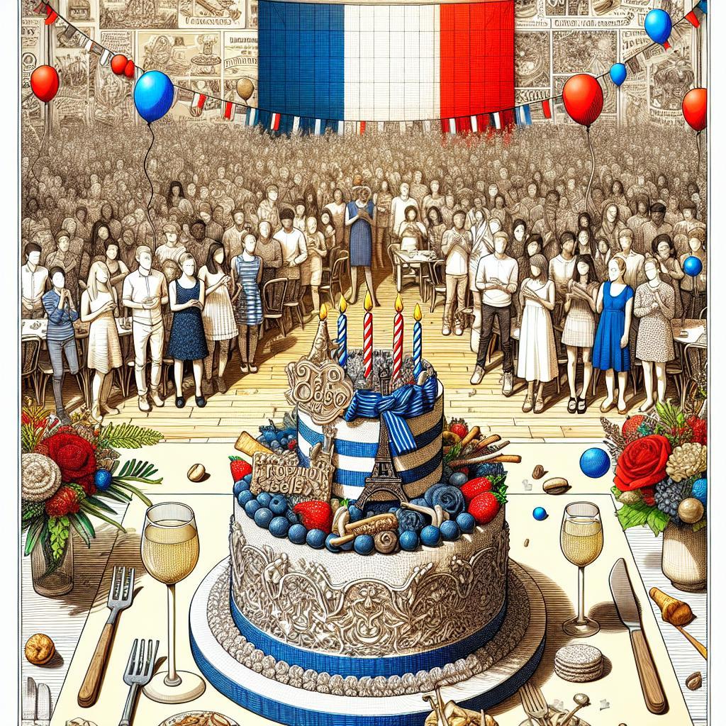 joyeux anniversaire à  » Roman »: créez texte et image