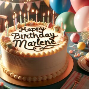 joyeux anniversaire à " Marlène "