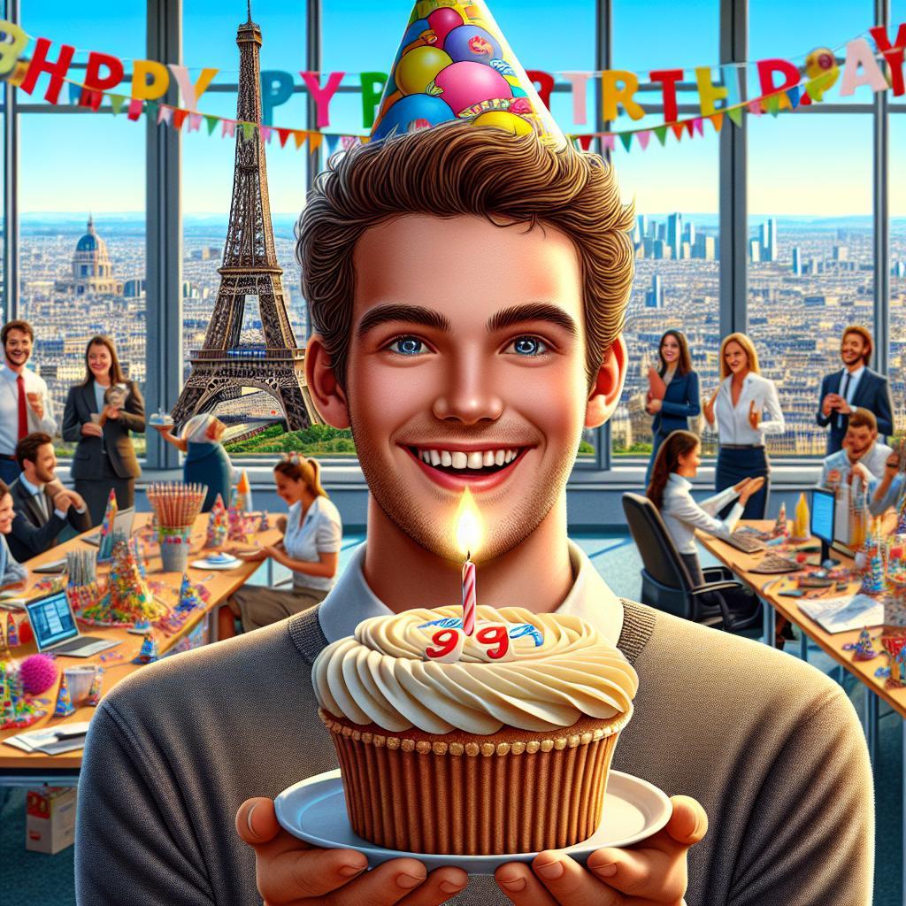 joyeux anniversaire à  » Paul »: créez texte et image