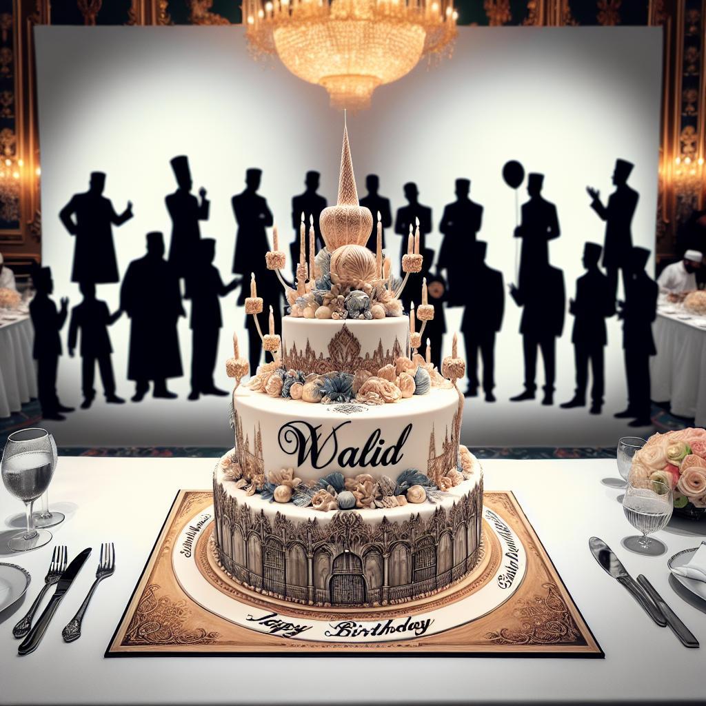 joyeux anniversaire à  » Walid ses origines, ce que ça veut dire, »: créez texte et image