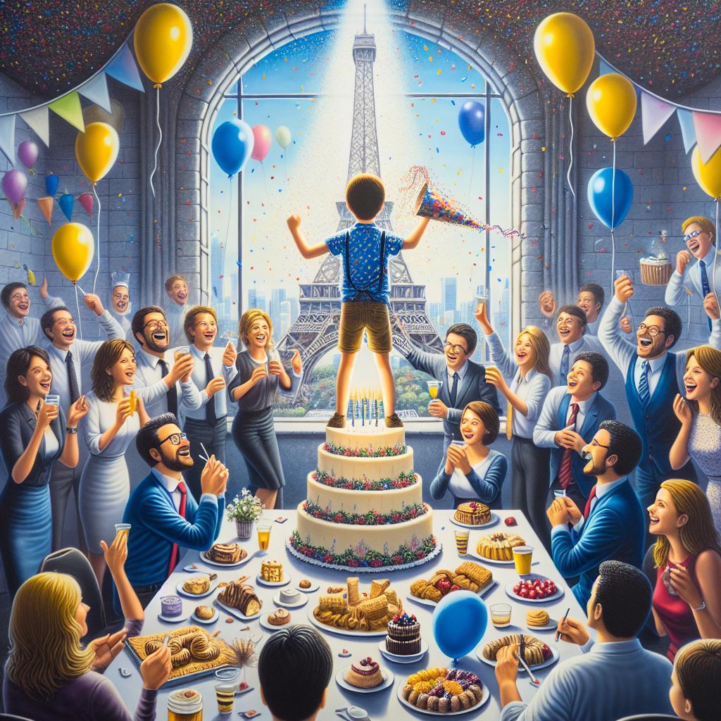 joyeux anniversaire à  » Jules »: créez texte et image