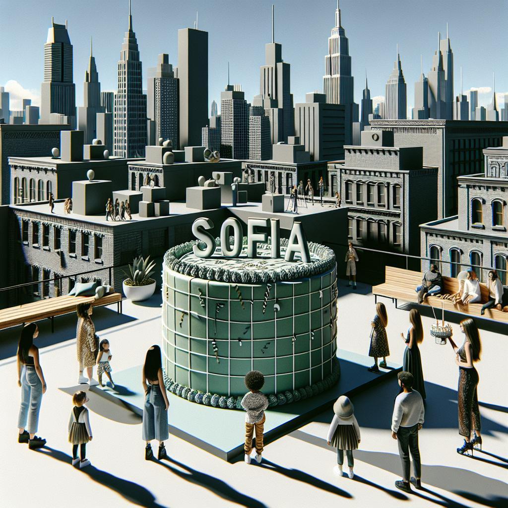 joyeux anniversaire à  » Sofia « : créez texte et image