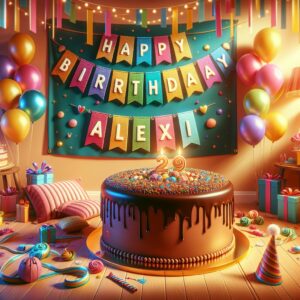 joyeux anniversaire à " Alexi"