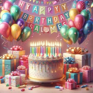joyeux anniversaire à " Salomée "