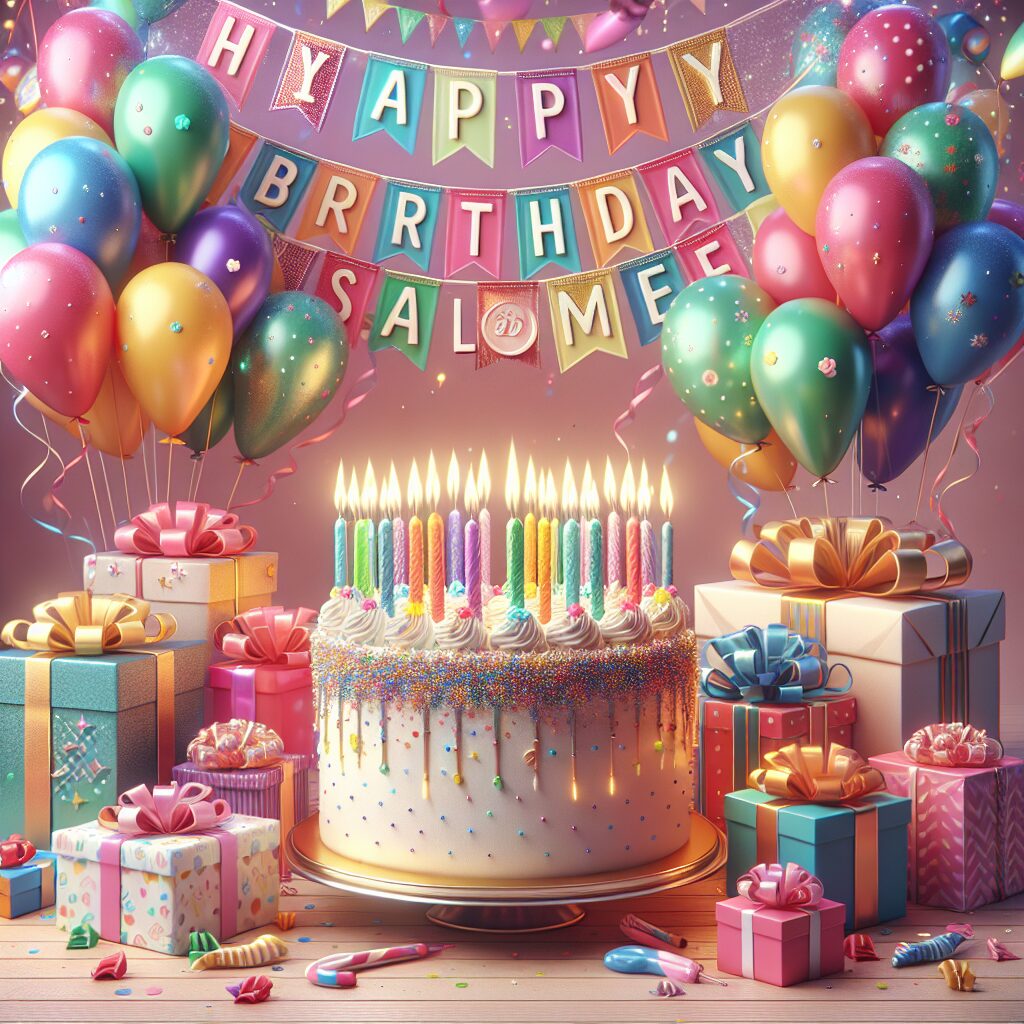 joyeux anniversaire à \" Salomée \"