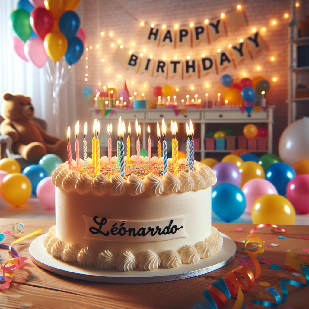 joyeux anniversaire à \" Léonardo\"