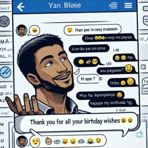 Remerciement anniversaire Pour l’ami(e) qui fait toujours des blagues Facebook