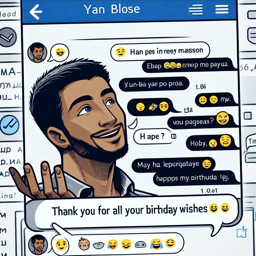Remerciement anniversaire Pour l’ami(e) qui fait toujours des blagues Facebook