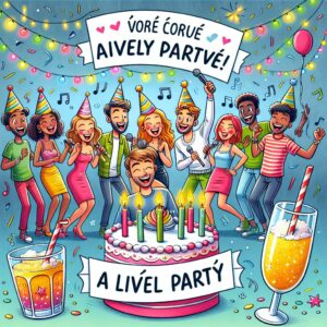 Créez une carte de remerciement après une fête d'anniversaire réussie