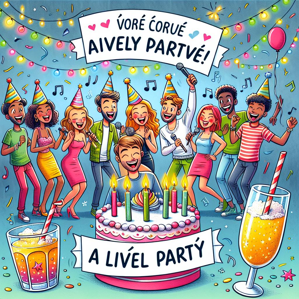 Créez une carte de remerciement d’anniversaire après une fête réussie