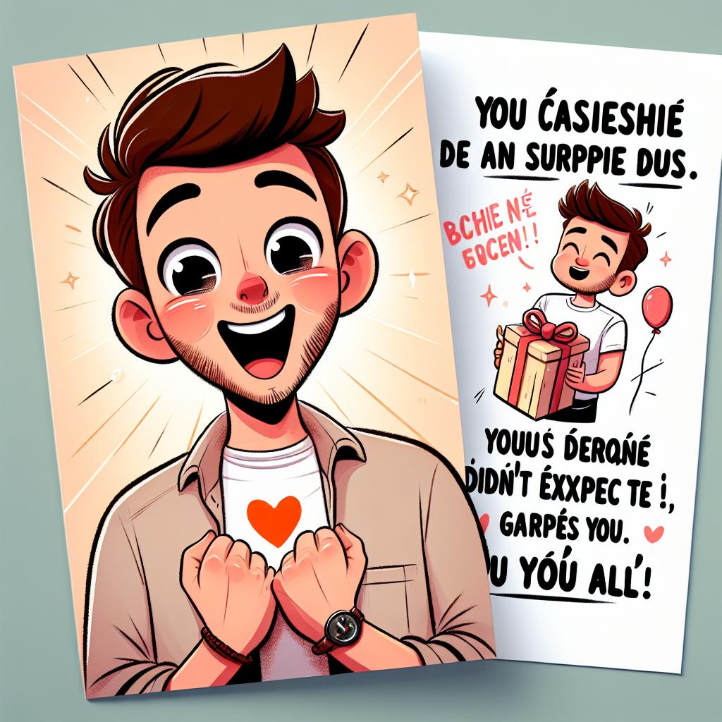 Message de remerciement d’anniversaire: Fête surprise