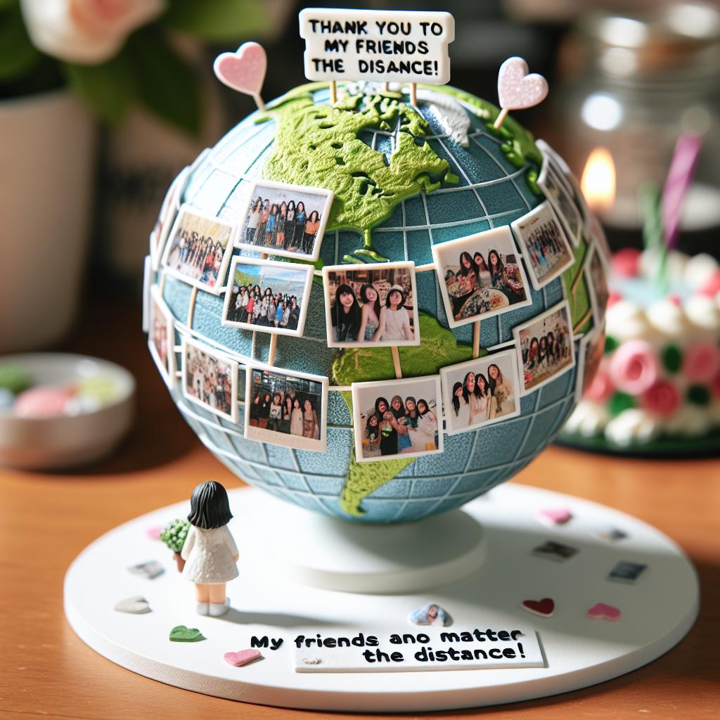Remerciements souhaits d’anniversaire: Globe Terrestre