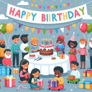 joyeux anniversaire à " Mokhtar": créez texte et image