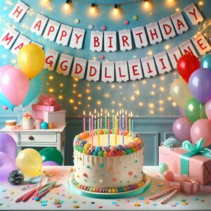 joyeux anniversaire à "Magdeleine "