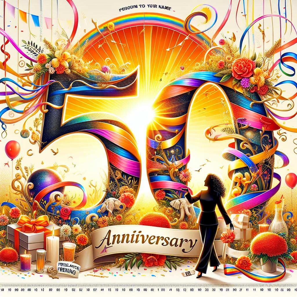 Images et textes joyeux anniversaire femme 50 ans