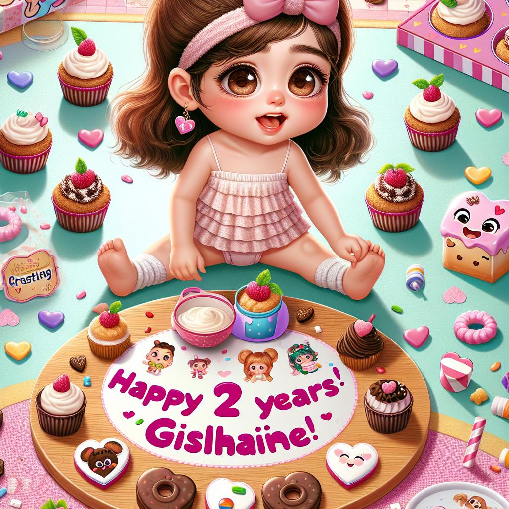 joyeux anniversaire à "Gislhaine"