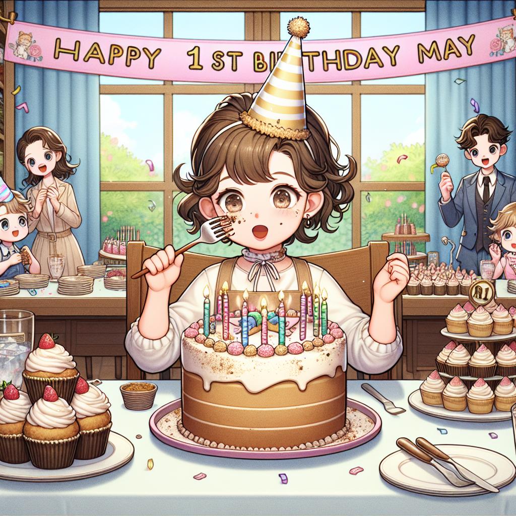 joyeux anniversaire à "Mai"