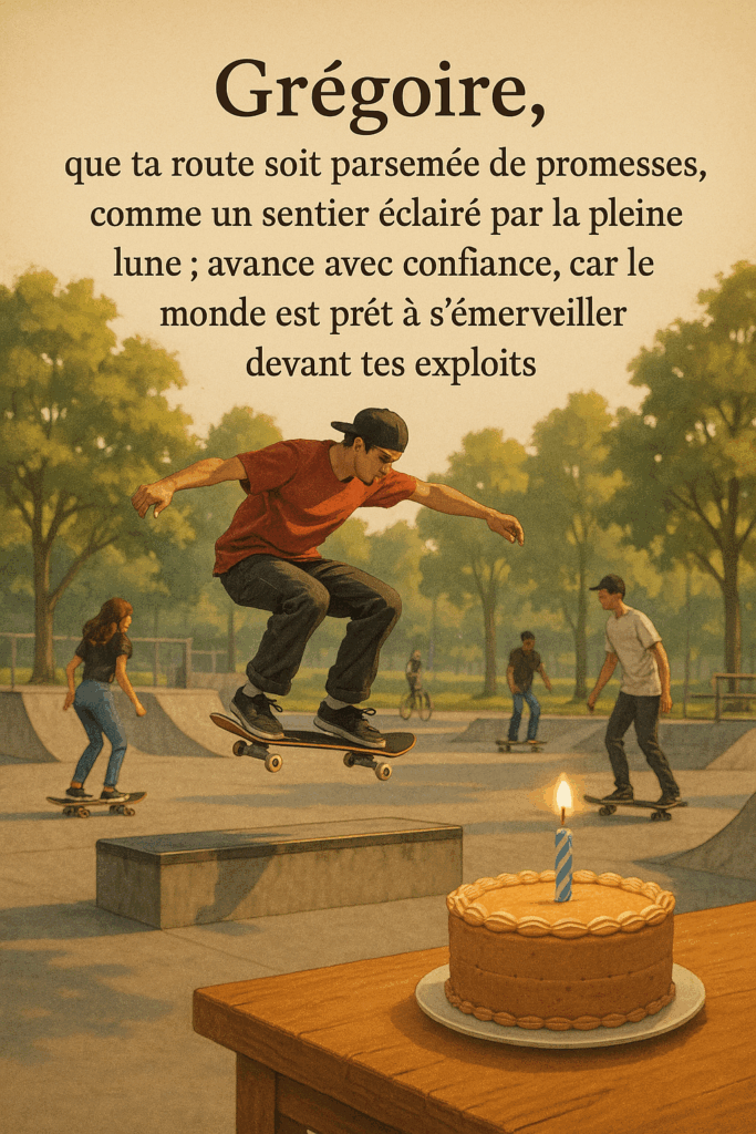 image anniversaire grégoire