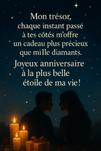 SMS joyeux anniversaire mon amour 18 textes inédits