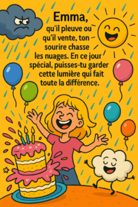joyeux anniversaire Emma 18 textes inédits