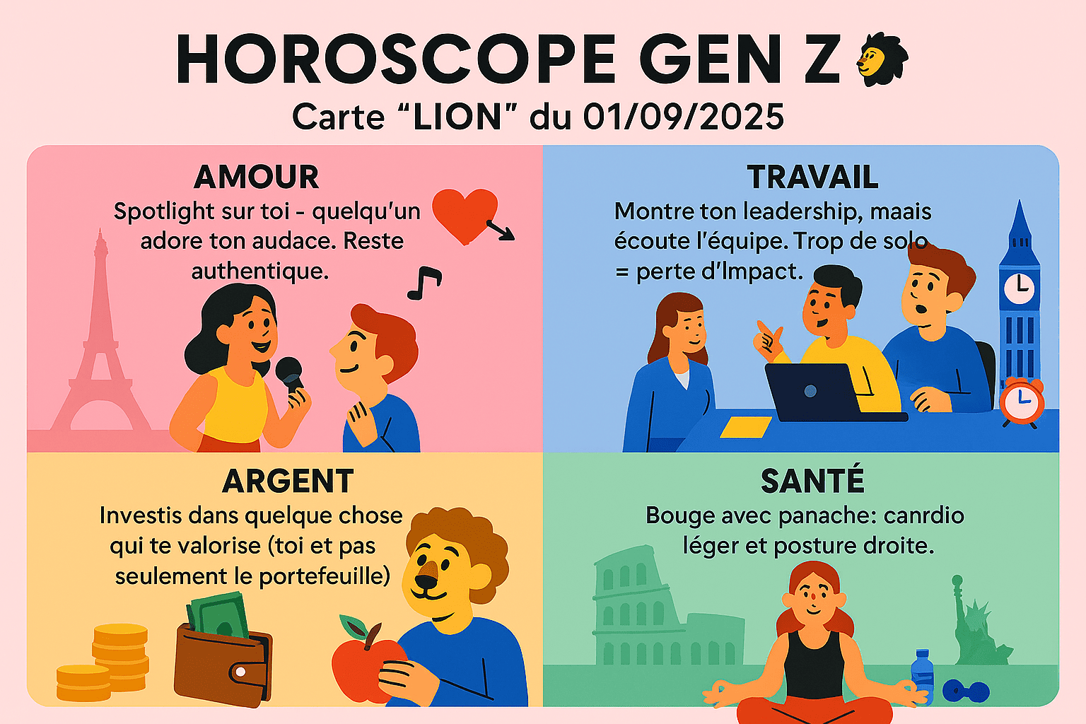 Horoscope Génération Z du 01-09-2025 –